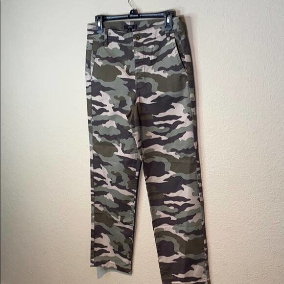 J. Crew Button Fly Camo Skinny Pants - Picture 4 of 8
